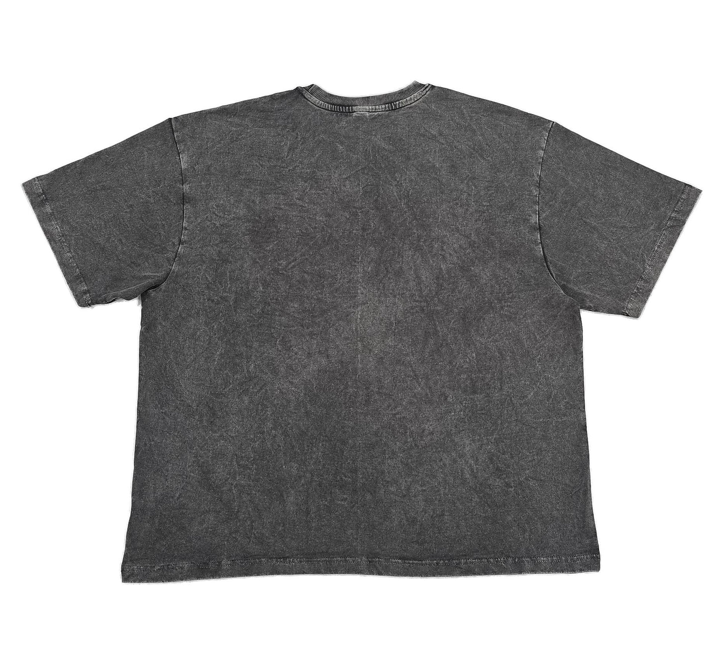 BLACK acidwash Oversize t shirt