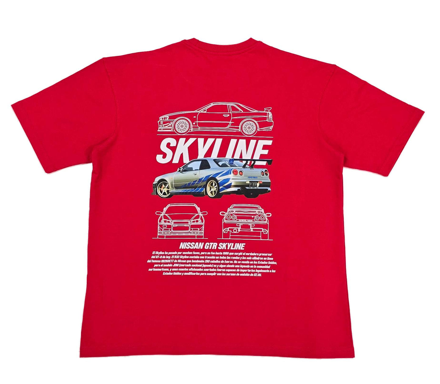Oversize GTR skyline t shirt