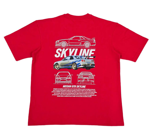 Oversize GTR skyline t shirt